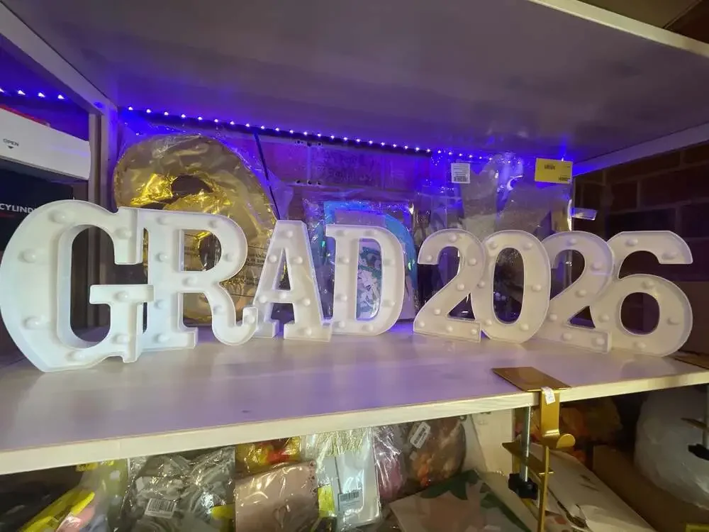 Graduation Decorations LED Marquee Light Up Letters GRAD 2026 Sign